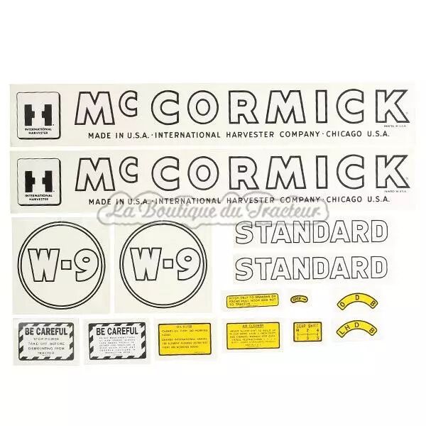 Pegatinas MC CORMICK W9