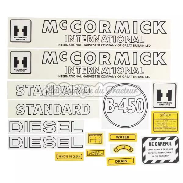 Pegatinas para tractores IHC Mc Cormick B450