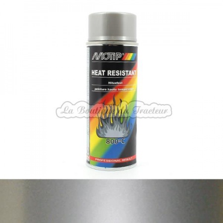 Peinture argent haute température (aérosol 400 ml)