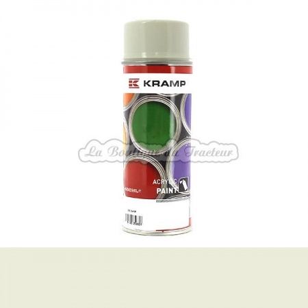Peinture blanc New Holland pour jantes après 1988 (aérosol 400 ml)