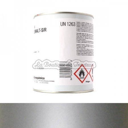 Peinture glycéro gris métallisé Massey Ferguson, 830 ml