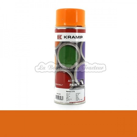 Peinture jaune Renault RAL 318 avant 1975 (aérosol 400 ml)