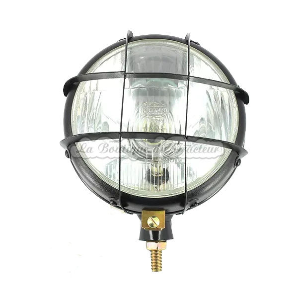 Phare avant tracteur avec grille