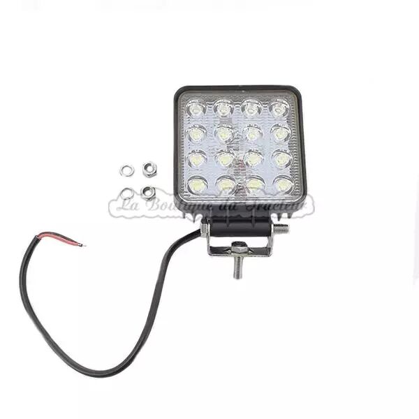 Phare de travail � LED carr�  2880 Lumens