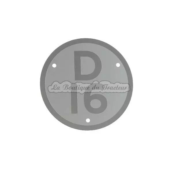 Placa para tractores Renault modelo D16