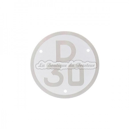 Placa para tractores Renault modelo D30
