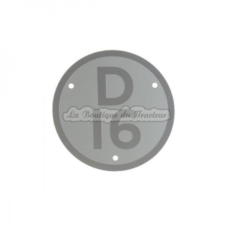 Plaque de modèle Renault D16