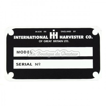 Plaque de type IH B275