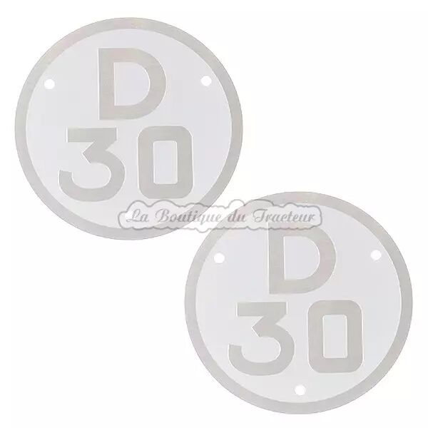 Plaques de mod�le Renault D30 (la paire)