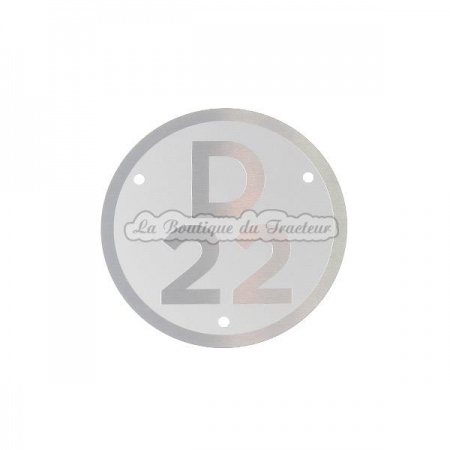 Plate for Renault tractors model D22