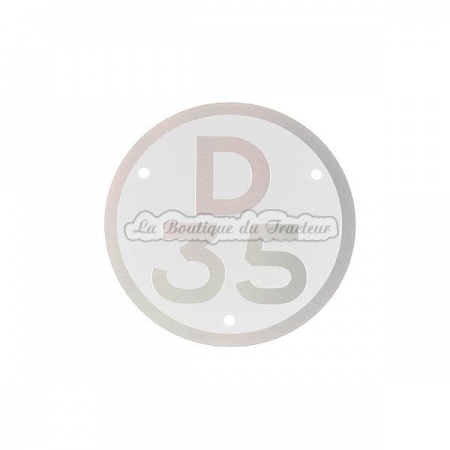Plate for Renault tractors model D35