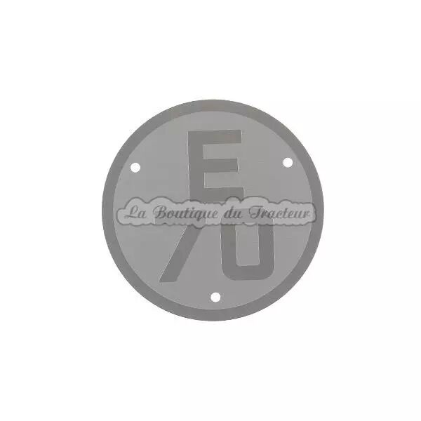 Plate for Renault tractors model E70