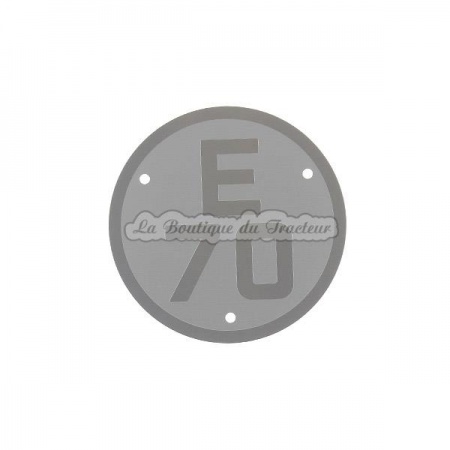 Plate for Renault tractors model E70