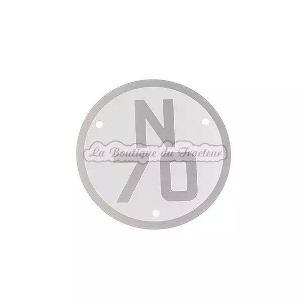 Plate for Renault tractors model N70