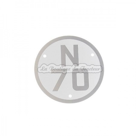 Plate for Renault tractors model N70