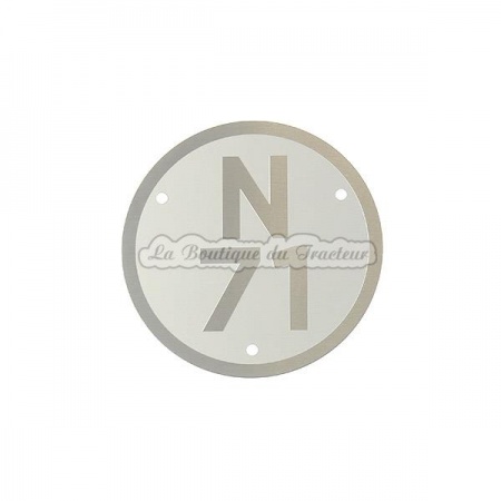 Plate for Renault tractors model N71