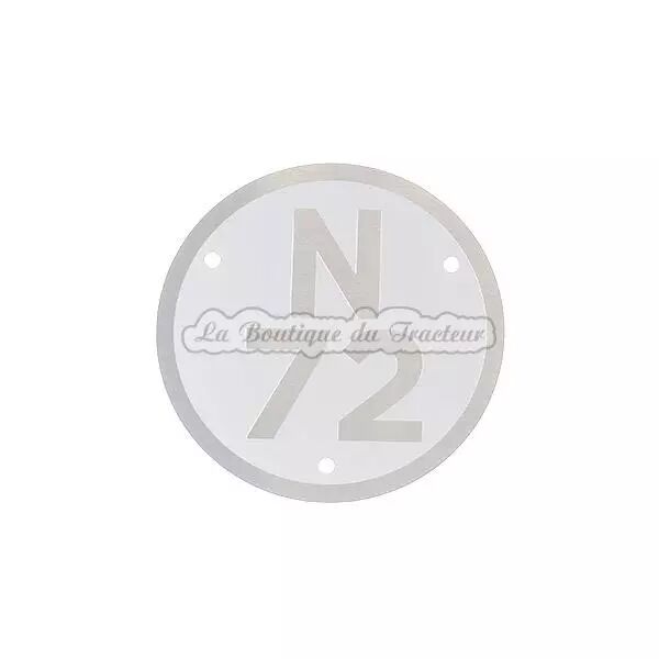 Plate for Renault tractors model N72