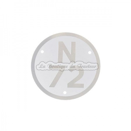 Plate for Renault tractors model N72
