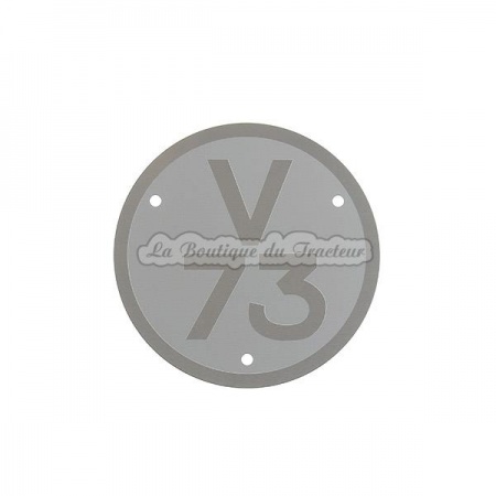 Plate for Renault tractors model V73