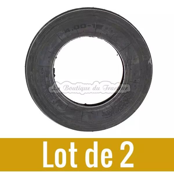 Pneus 4.00 X 12 - 3 BANDES 4 PLIS (la paire)