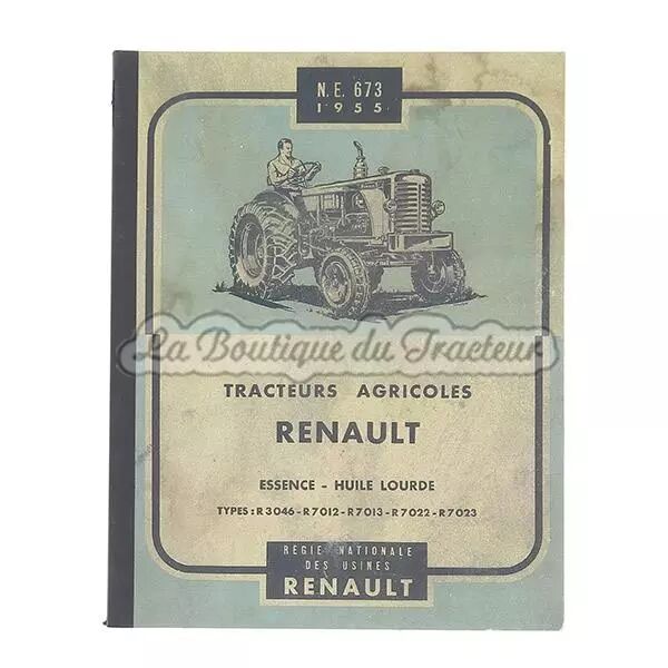 Renault farm tractor user�s manual