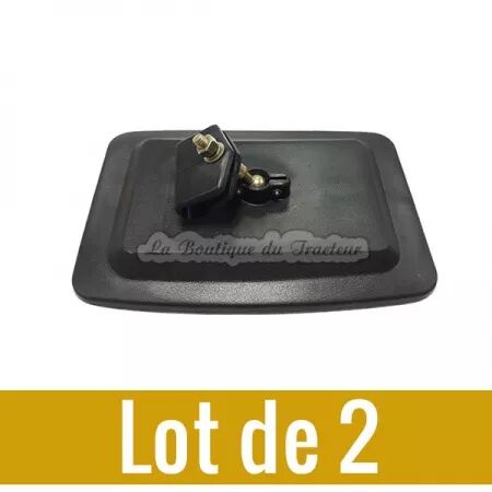 Rétroviseurs convexes 230 x 170 mm Massey Ferguson, Renault (la paire)