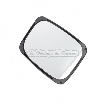 Retrovisor convexo rectangular reversible (R / L) 328 x 238 mm para tractores Case IHC, Massey Ferguson y John Deere.