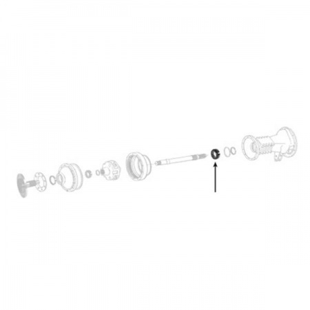 Roulement d´arbre de roue coté trompette Massey Ferguson, Ford (OEM : 1851392M91)