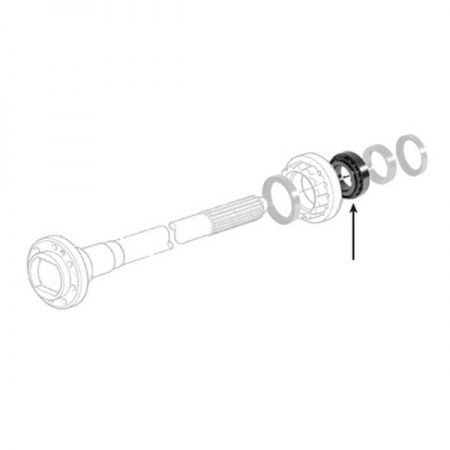 Roulement de trompette 1850088 MF 133, 135, 140, 148