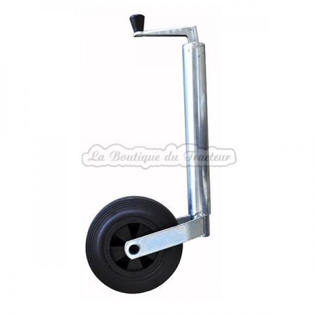Rueda completa de remolque con tubo diametro 48mm