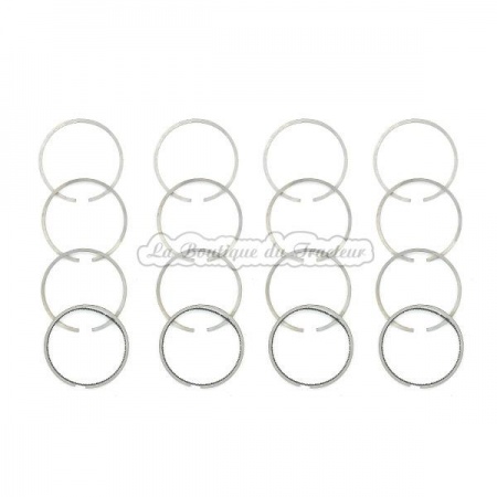 Segments Massey Harris Pony, alésage 74mm (le jeu complet)