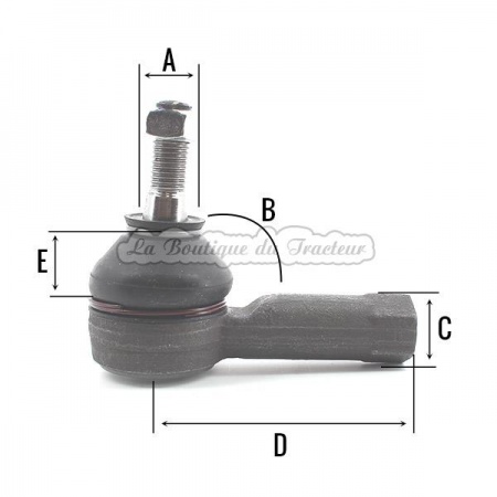 SOM20 front drag link end