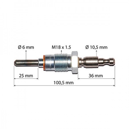 SOMECA heater plug 12V