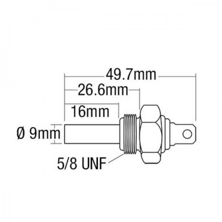 Sonde de température David Brown 770, 780, 880, 885, 990, 995 (OEM : K300297)