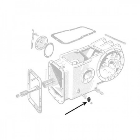 Support de pompe relevage MF 898643M1