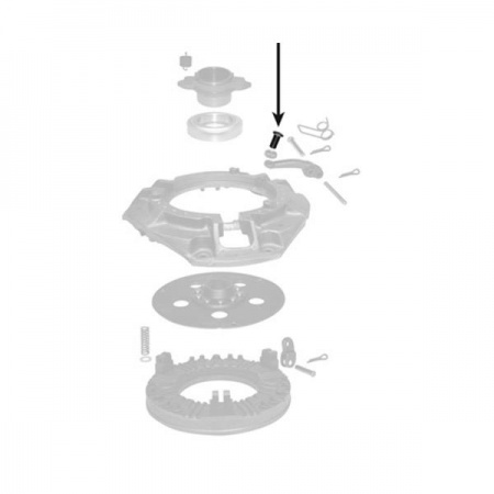 Tornillo patilla de embrague 962840 lg 23.5mm