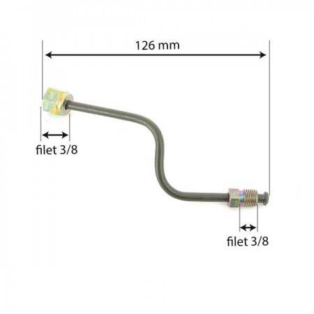Tubo de presion de aceite corto MF