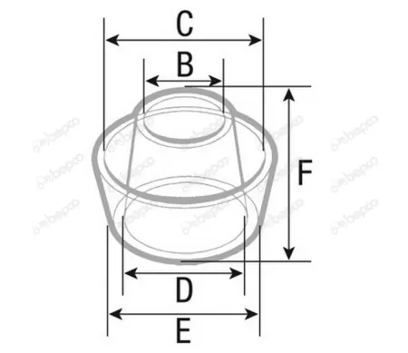 Vaso de pre-filtro 1508881M1