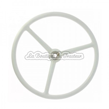 Volante de direccion blanco DAVID BROWN